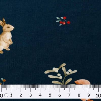 Jersey | Woodanimals | Fuchs Hase Waschbär Reh | jeansblau
